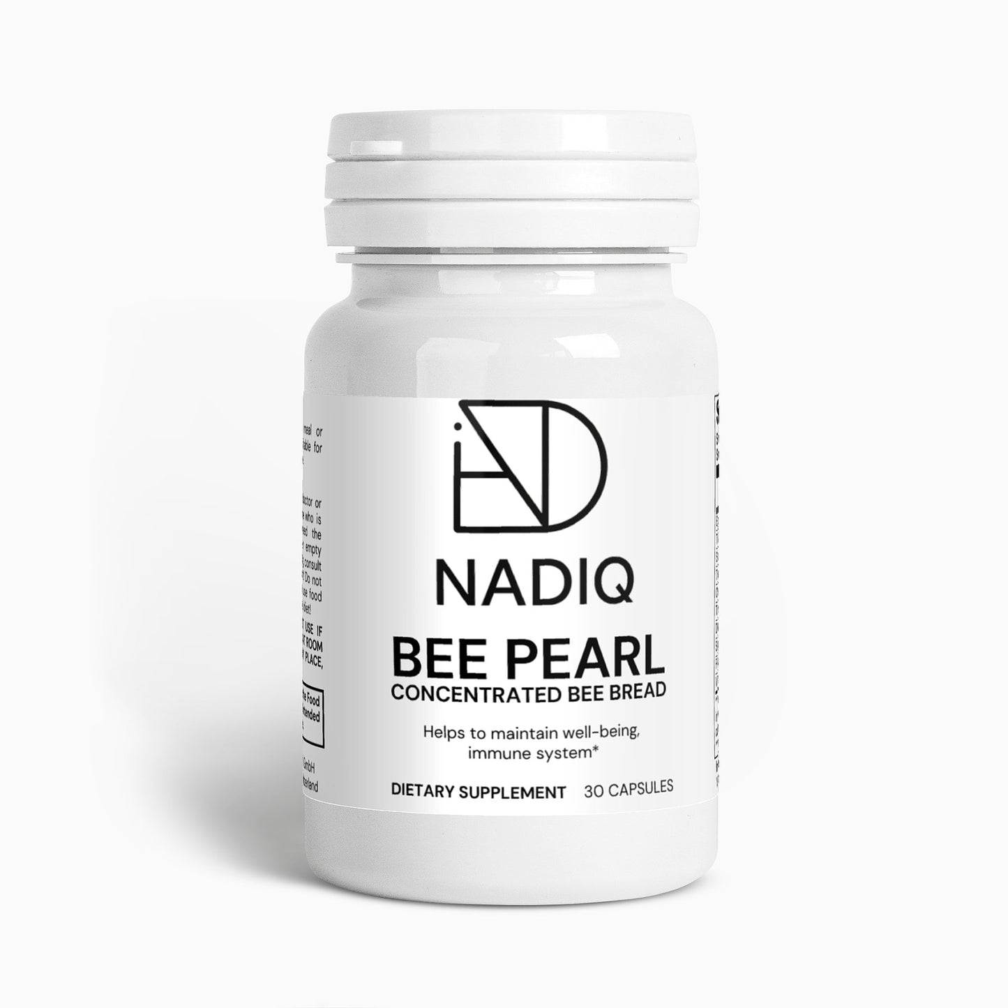 NADIQ Bee Pearl Capsules – Freeze-Dried Bee Bread & Vitamin C