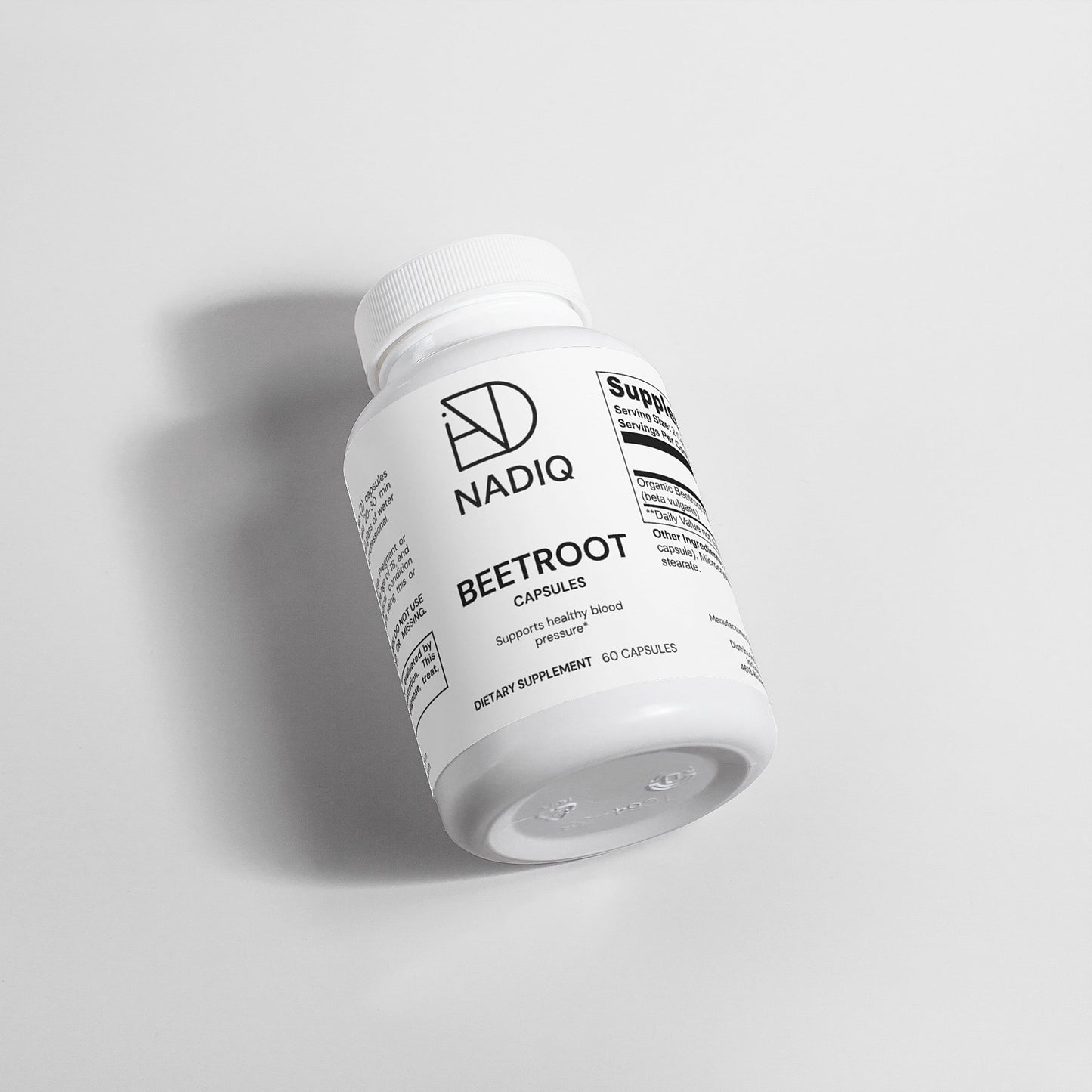 NADIQ Organic Beetroot Capsules – 60 Vegan Caps