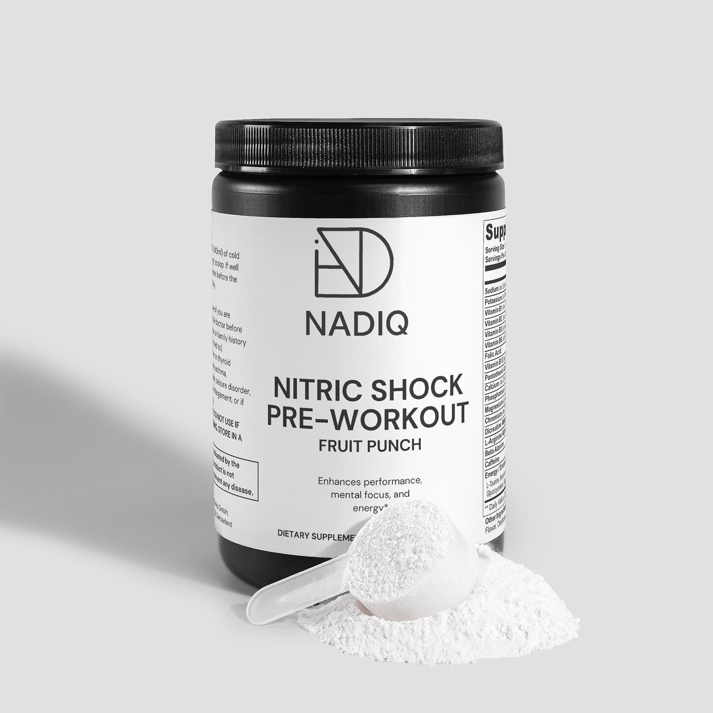 Nitric Shock – High-Performance Pre-Workout Energy Blend (Fruit Punch)