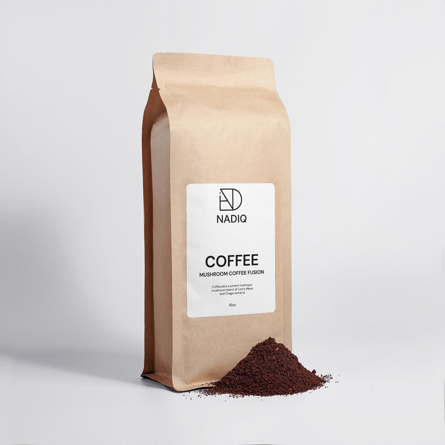 Lion’s Mane + Chaga Mushroom Coffee – Brain & Body Harmony in Every Cup 16oz