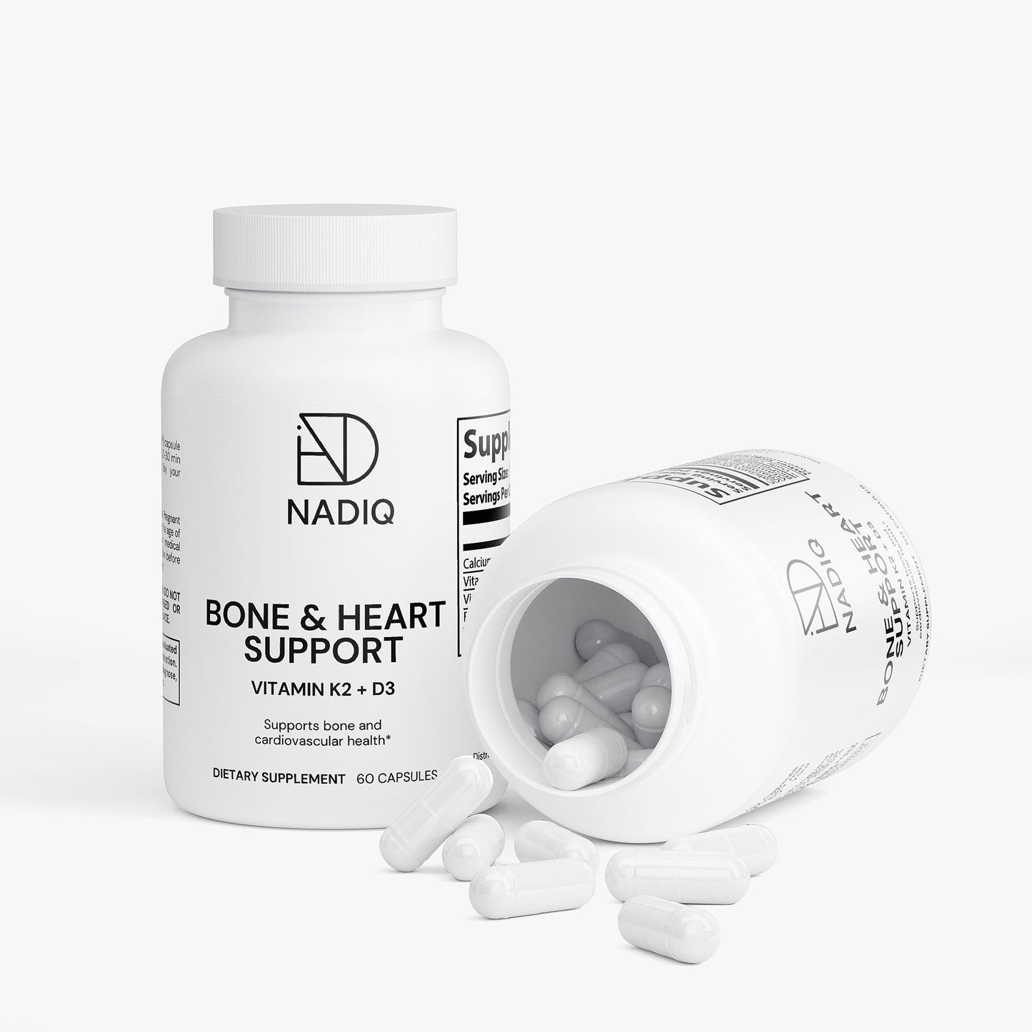 Vitamin D3 + K2 – Dual Nutrient Support for Bone & Cardiovascular Wellness