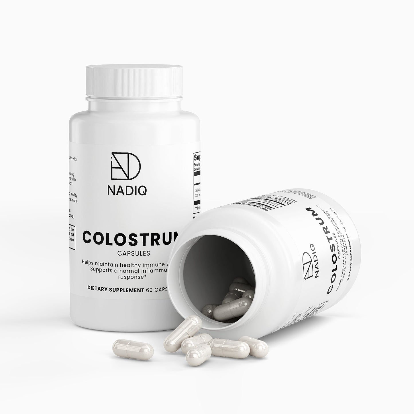 Colostrum Capsules – 500mg with 30% IgG for Immune & Digestive Support
