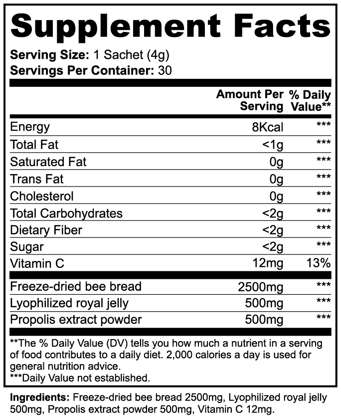 Just Travel - Bee Bread Powder