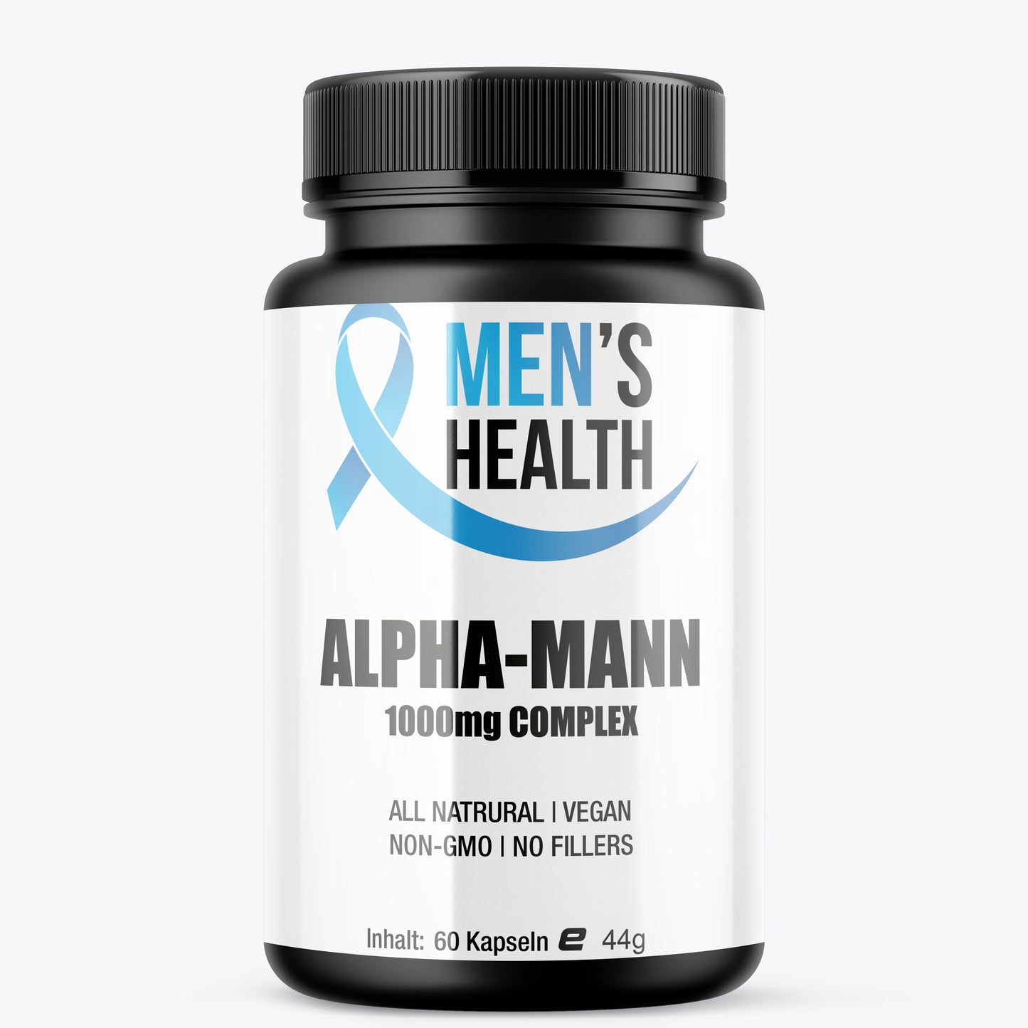 Alpha Mann, Vegane Männerformel – Tribulus, Maca, DAA, Ginseng + Zink, Magnesium & B6 (60 Kapseln)