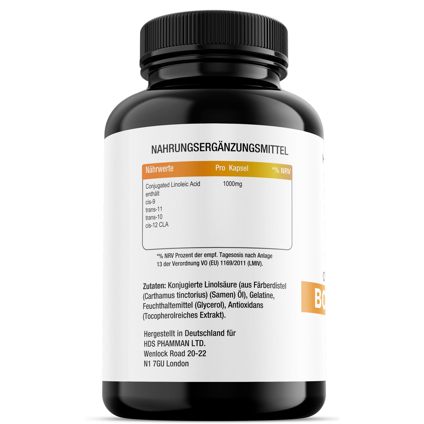 Body Manager – CLA Softgel-Kapseln für Fettverbrennung & Stoffwechselaktivierung