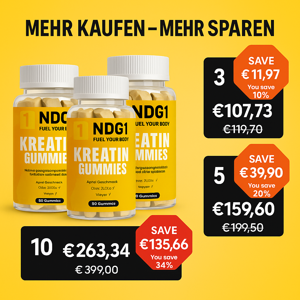 NDG1 - Kreatin Gummies - 90 Stk.