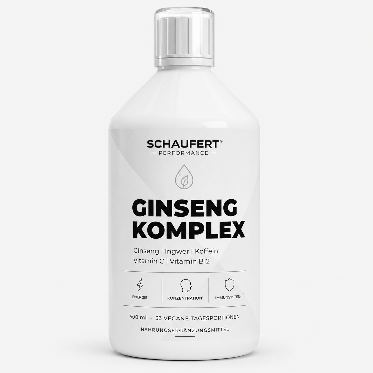 Lifood Swiss Ginseng-Komplex – mit Ingwer, Koffein, Vitamin C & Vitamin B12