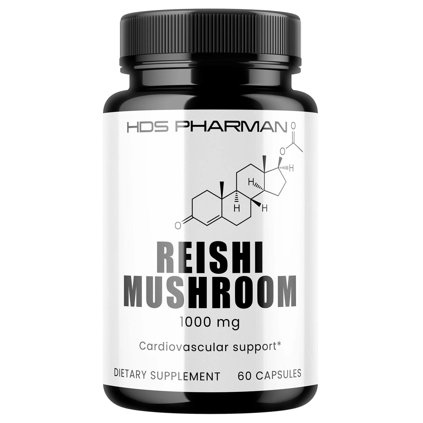 HDS Pharman, Reishi Mushroom – 60 Kapseln – 30 Tage Versorgung