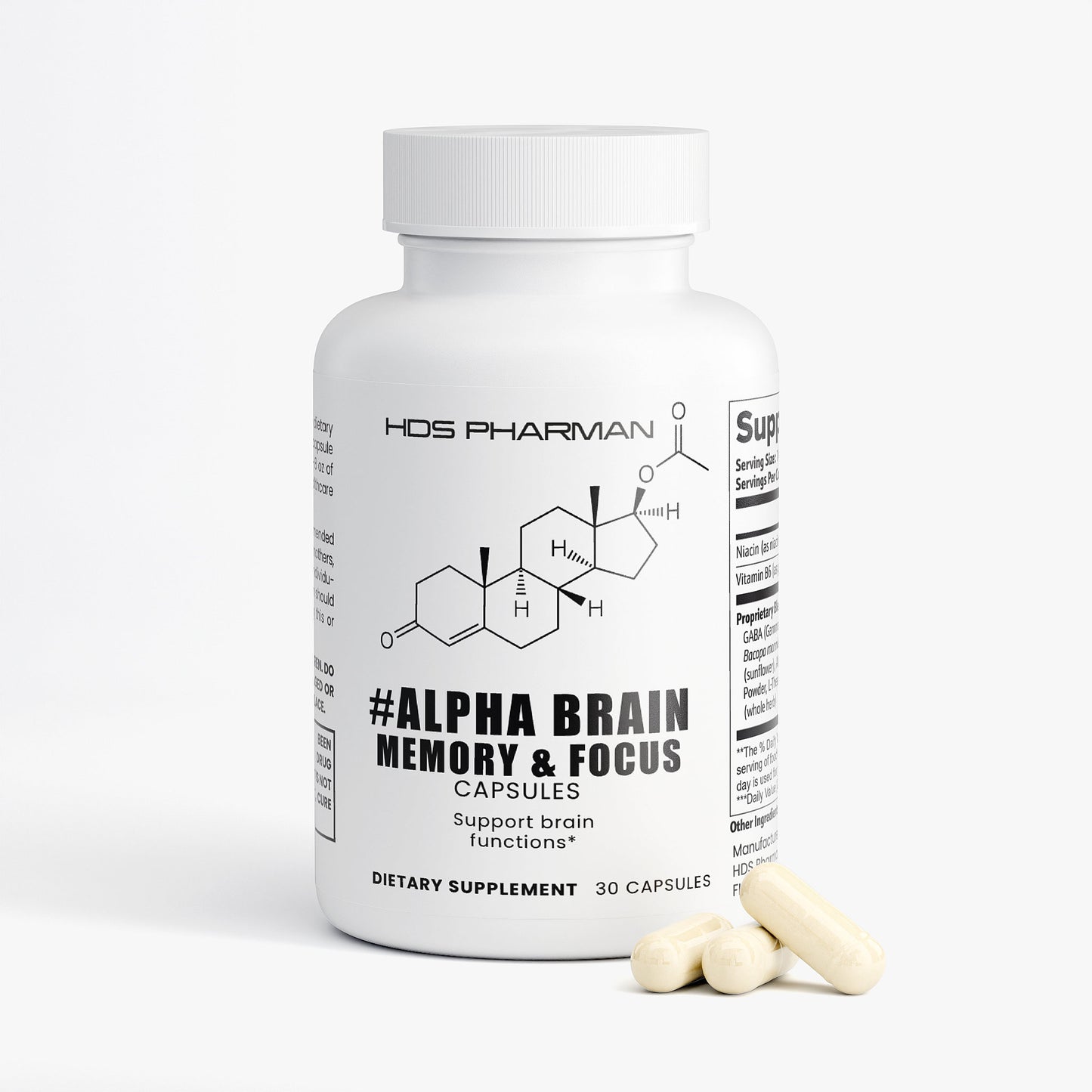 Alpha Brain Premium Nootropic Brain Supplement