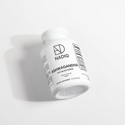 NADIQ Ashwagandha – Bio-Adaptogen für Stressbalance & mentale Stärke (60 vegane Kapseln)
