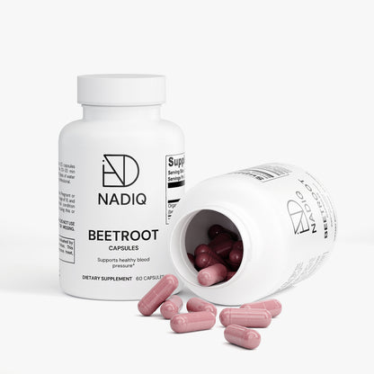 NADIQ Organic Beetroot Capsules – 60 Vegan Caps