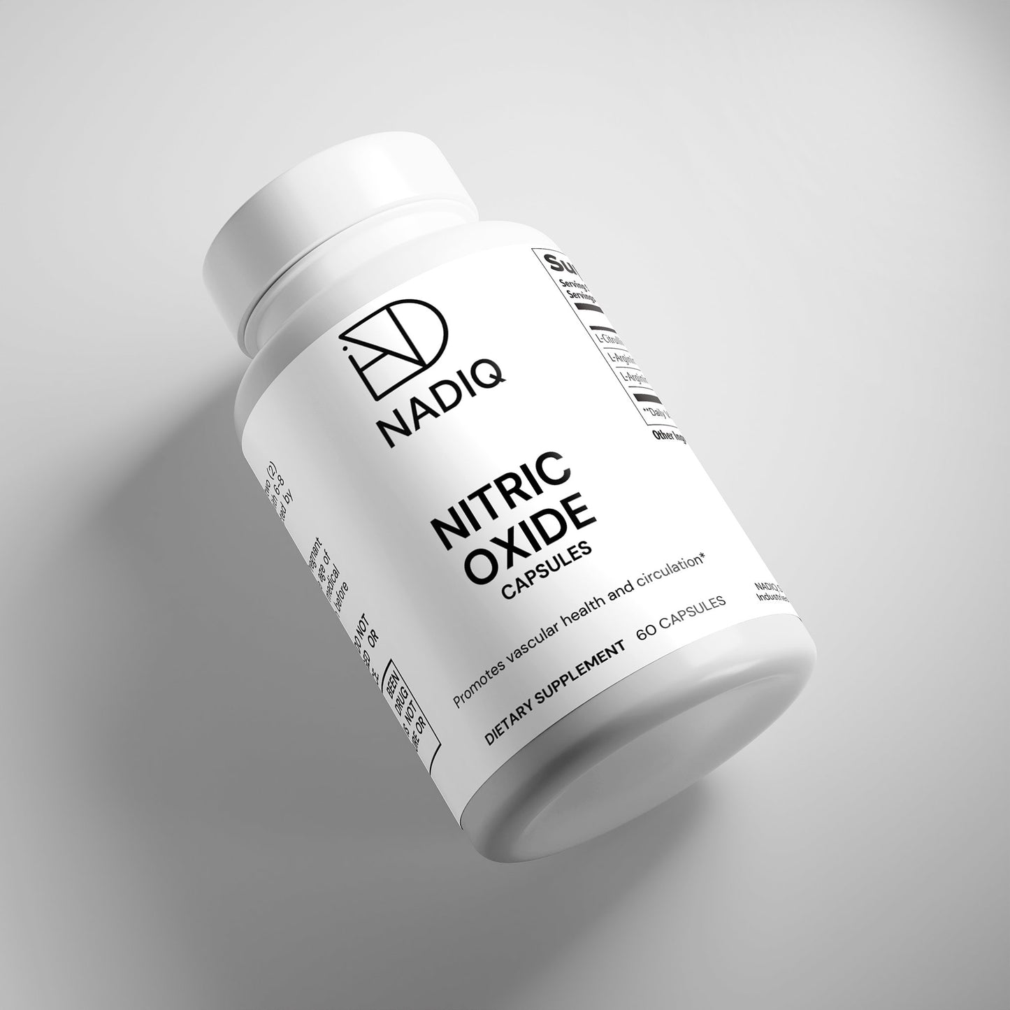 Nitric Oxide – L-Arginin & Citrullin Formel für Durchblutung & Leistungsunterstützung (60 Kapseln)