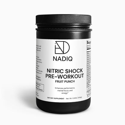 Nitric Shock – High-Performance Pre-Workout Energy Blend (Fruit Punch)