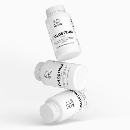 Colostrum Capsules – 500mg with 30% IgG for Immune &amp; Digestive Support