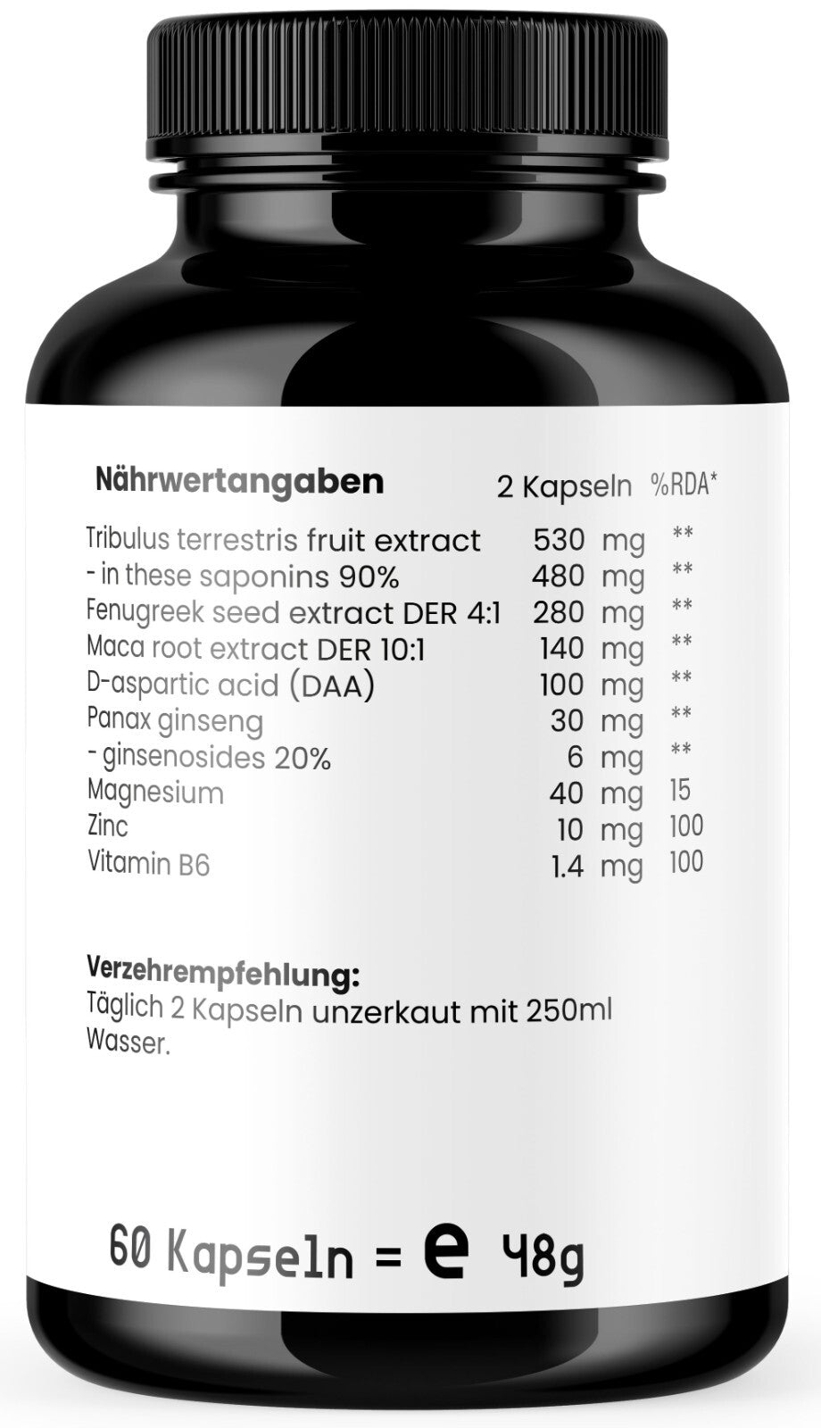 Tess Max 5000 - Natürlicher TestoBooster für mehr Energie und Ausdauerleistung