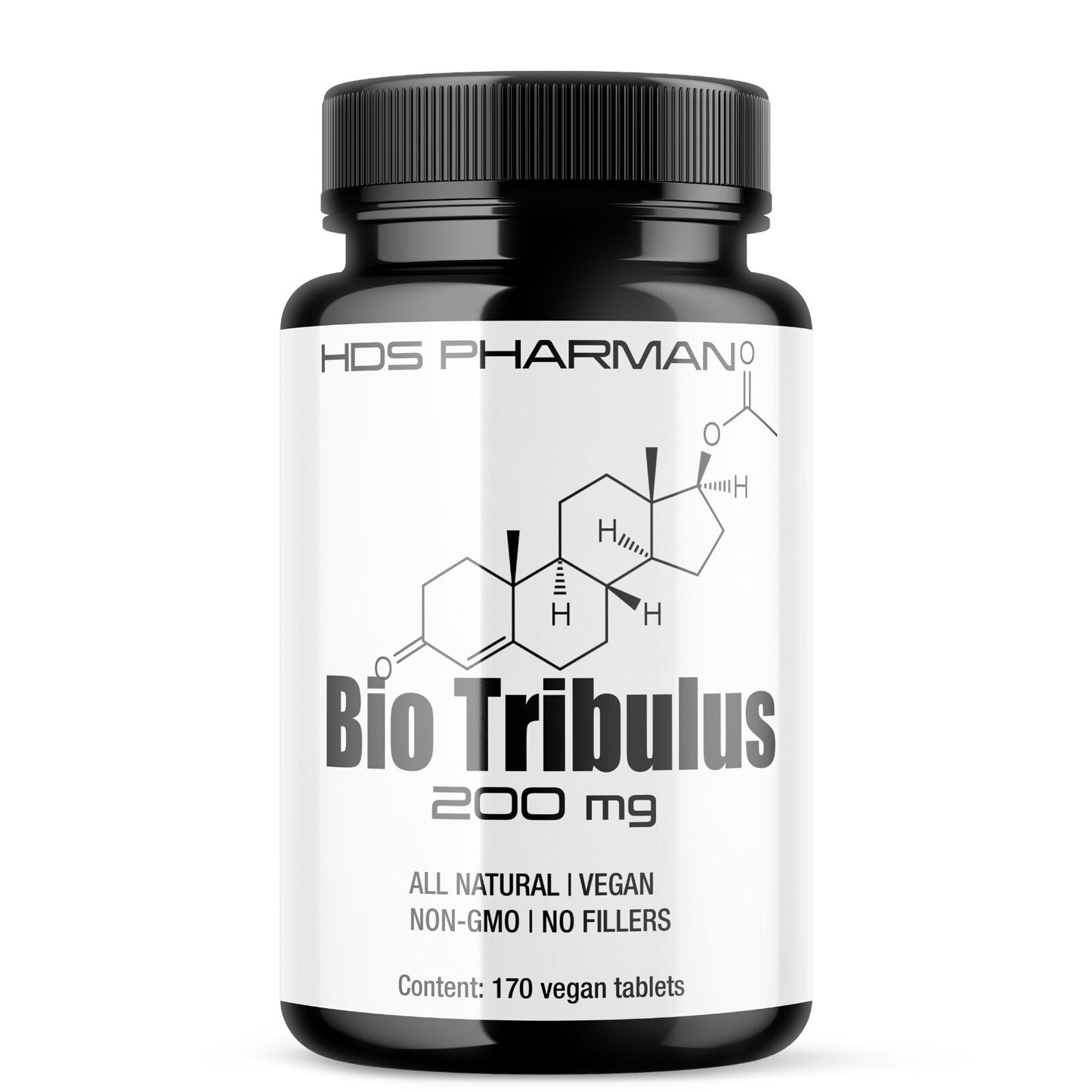 HDS Pharman ™ Bio Tribulus, Saponins 90%, 170 Tabletten - 170 Tage