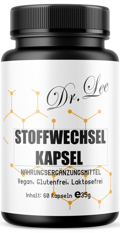 Stoffwechsel Kapseln für Stoffwechselkur - Stoffwechsel beschleunigen Formel