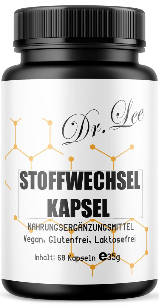 Stoffwechsel Kapseln für Stoffwechselkur - Stoffwechsel beschleunigen Formel