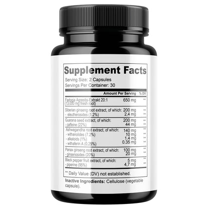 Pharman - Testo Intensiv - 60 Vegane Kapseln, Muskelaufbau, Testo Booster,