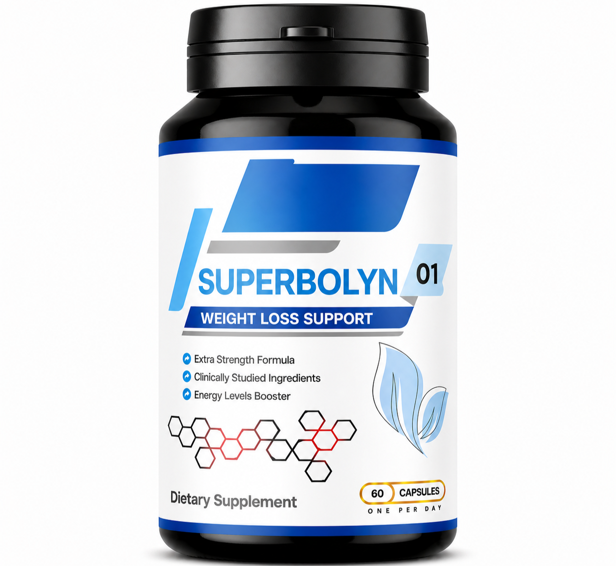 Superbolyn Kapseln • Abnehmen & Energie • Ginseng Guarana Ashwagandha • Vegan
