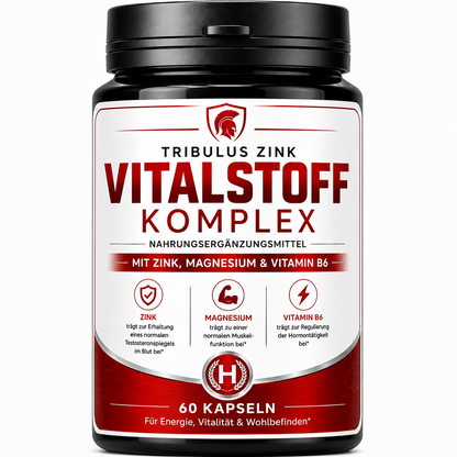 Hero Tribulus Zink Maca Fenugreek Vitalstoff komplex Testo-Booster Pflanzlich