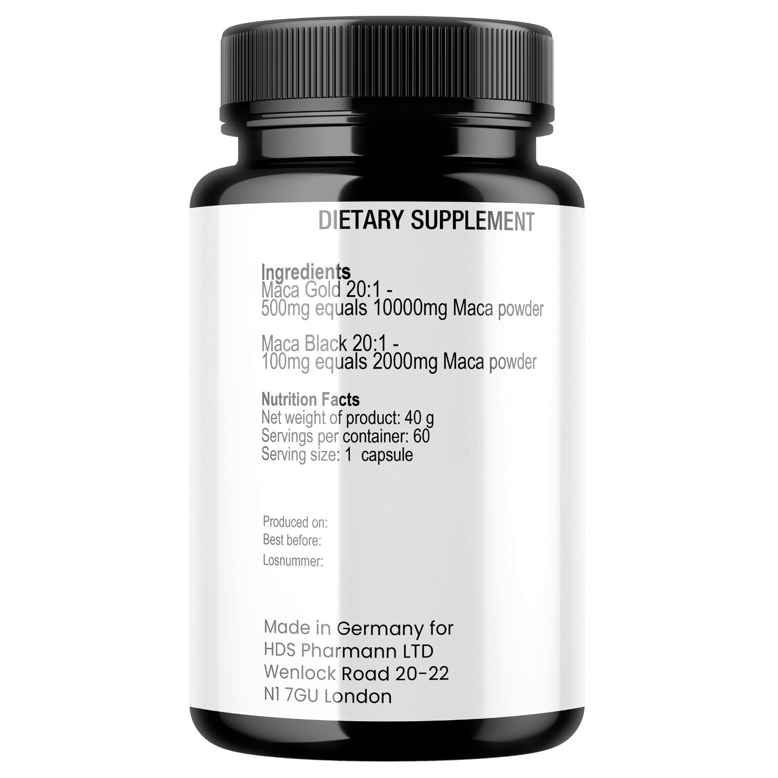 Maca Komplex 12000 mg – Dreifachkraft mit optimaler Konzentration