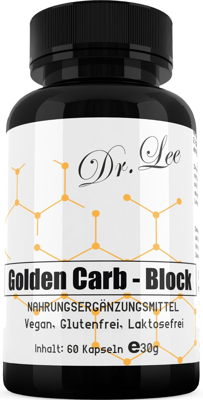 Dr. Lee Golden Carb - Block 60 Kapseln, Kohlenhydrate Blocker, Abnehmen, Diät