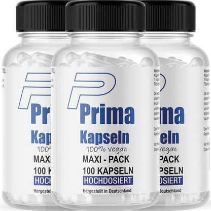 3 x PRIMA 100 Kapseln Original MAXI-PACK VERSANDKOSTENFREI + BLITZVERSAND!