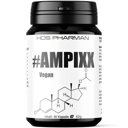 1 x T -  BOOSTER 60 Kapseln Anabol Ampixx Muskelaufbau Libido wirkt Vegan Testo