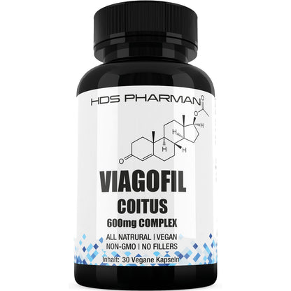 Viagofil Koitus High Potency Männer Kapsel Bio, Vegan Testosteron-Booster