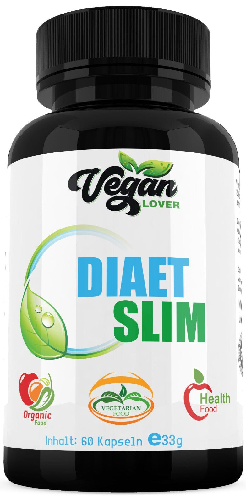 Diaet Slim von Vegan Lover 60 Diät Kapseln abnehmen und Gewichtskontrolle Diät