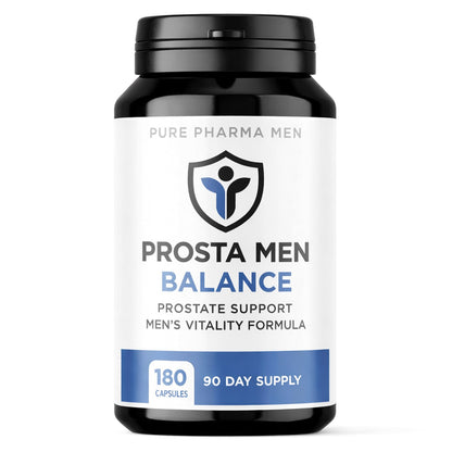 Prostata Kapseln 180 Stück, Prosta Plus Komplex, vegan, geprüft & hochdosiert