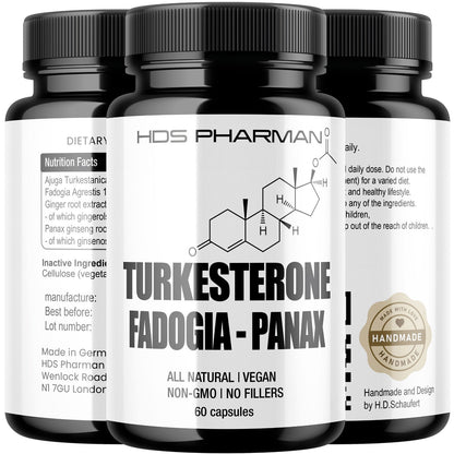 Turkesteron 60 Kapseln 500mg Stark Anabol Beste Qualität No Brand Muskelaufbau