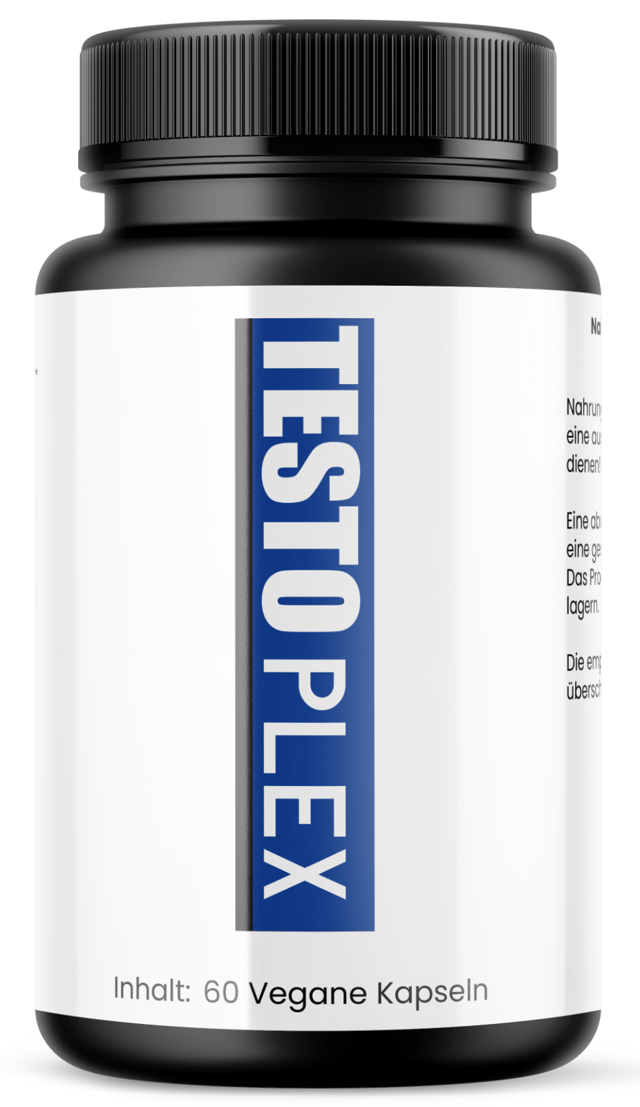 3 x Testoplex - Natürliches Testosteron-Boost mit Ginseng, Ashwagandha & Zink