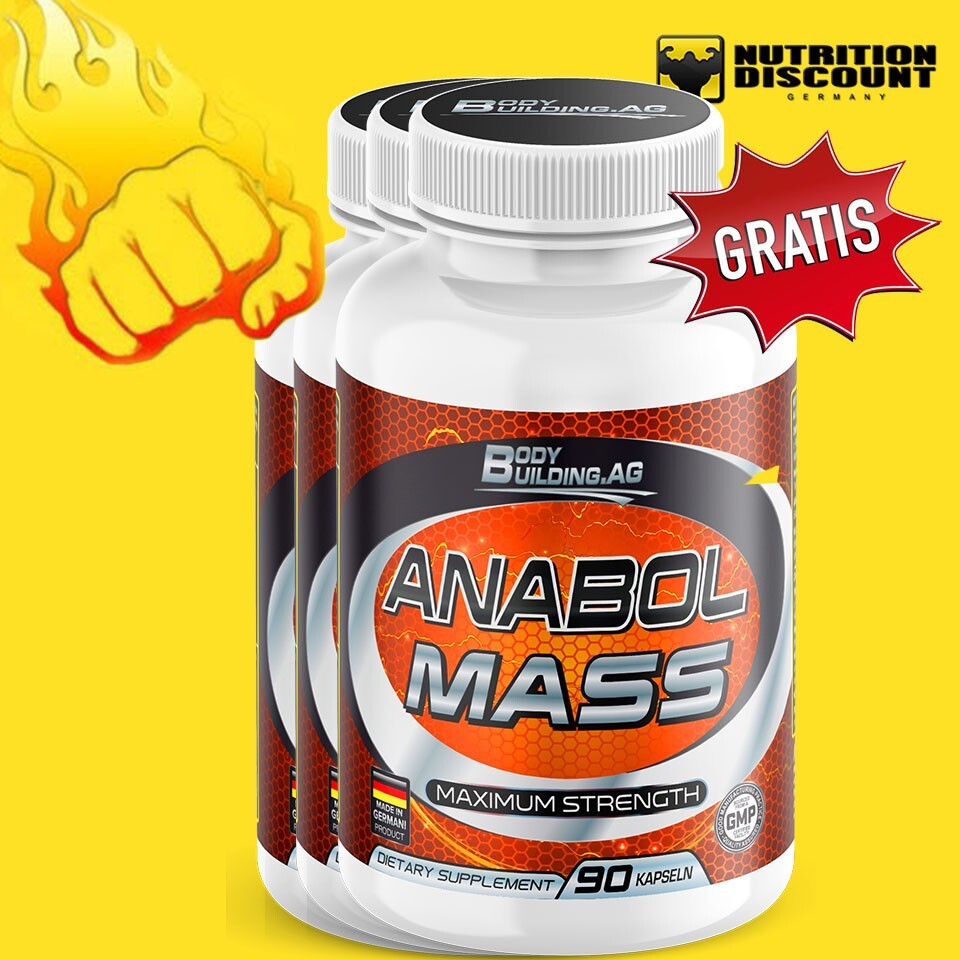 Anabol Mass Nitric Oxid 5-Fach Arginin + Citrullin 🔥 Gratis Dose sichern!