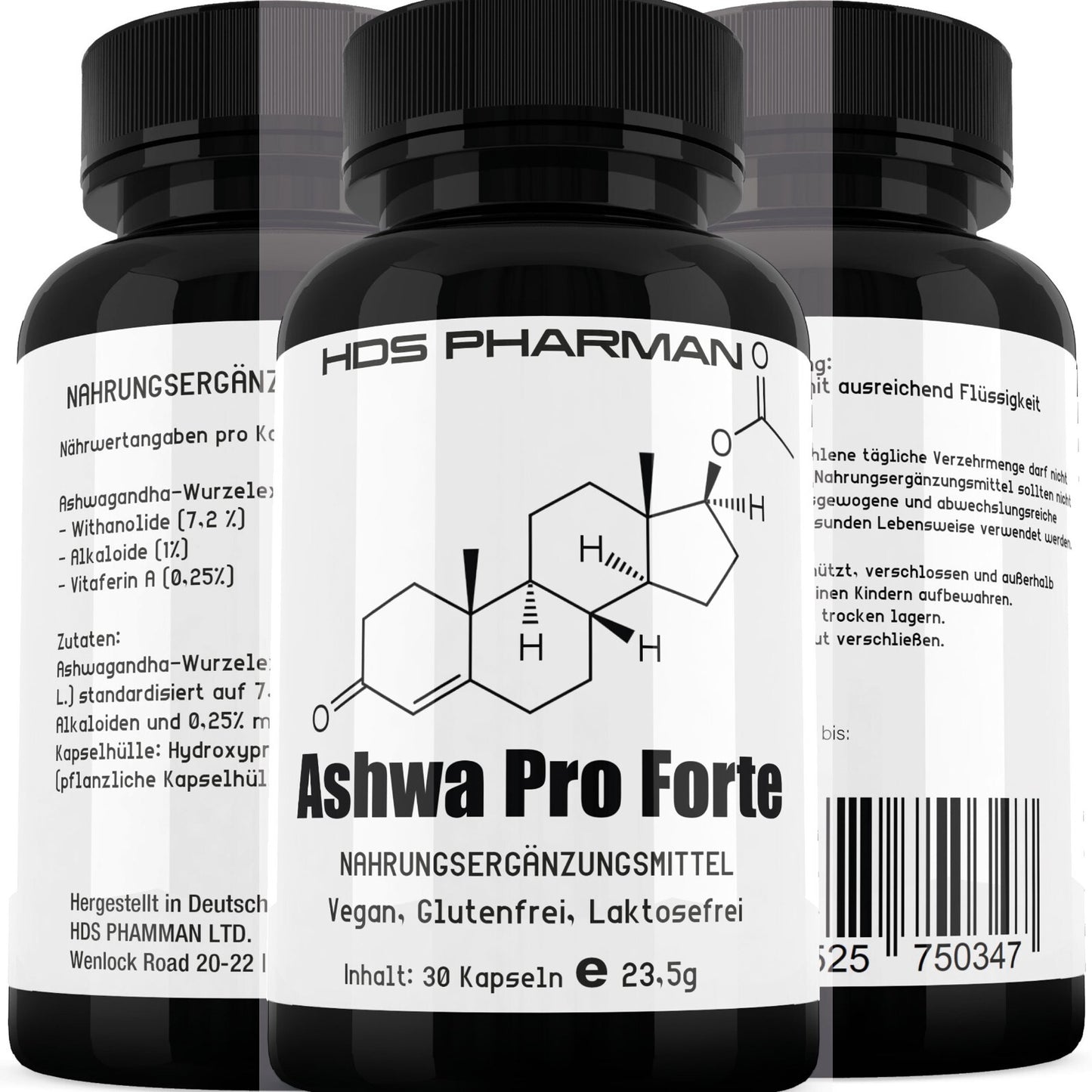 Ashwagandha Capsules 7000 mg Genuine Natural Supplement Root Extract 50mg Withan