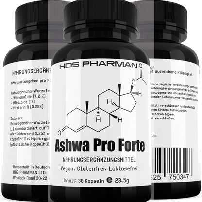 Ashwagandha Capsules 7000 mg Genuine Natural Supplement Root Extract 50mg Withan