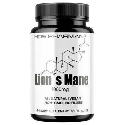Lion ` s Mane Kapseln Löwenmähne Pilz Extrakt Brainfog Mushroom Fokus Boost