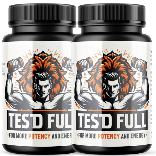 2 x Testo TesO Vegan Full für Energie & Vitalität – Mit Zink & Kräuterextrakten