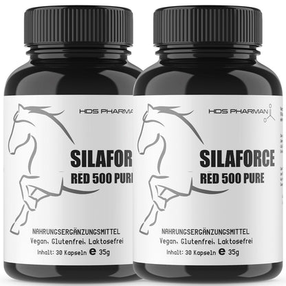 ⭐⭐⭐⭐⭐ SILAFORCE - POTENZ FÜR MÄNNER - 2 x 30 Kapseln - RED HERBAL 150 ⭐⭐⭐⭐⭐