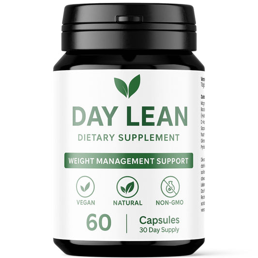 DAY LEAN Kapseln • Abnehmen & Energie • Ginseng Guarana Ashwagandha • Vegan