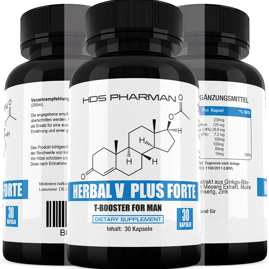 30*HERBAL V PLUS POTENZPILLEN SEXPILLEN POTENZMITTEL EXTRA  PREMIUM 500 ! VEGAN