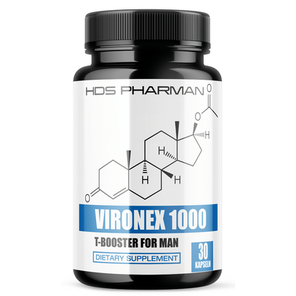 VIRONEX Kapseln - für den aktiven Mann - L-Arginin, L-Citrullin, DAA