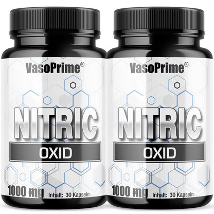 VasoPrime von Nitric Oxid - L-Arginin & L-Citrullin & Zink - Testosteron