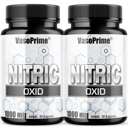 VasoPrime von Nitric Oxid - L-Arginin & L-Citrullin & Zink - Testosteron