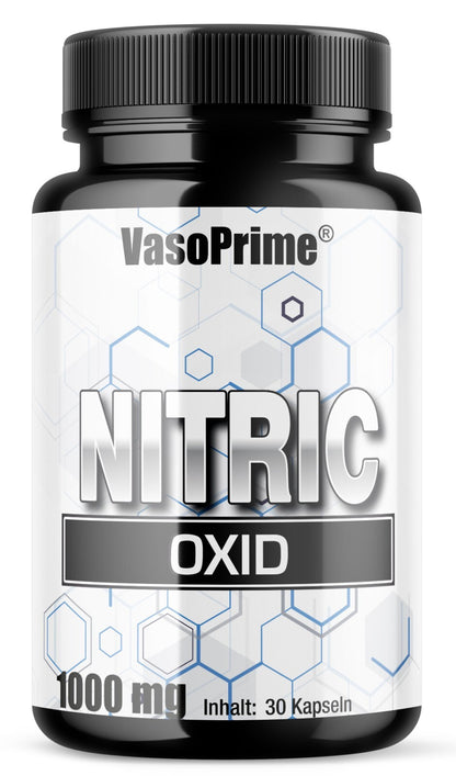 3 x VasoPrime von Nitric Oxid - L-Arginin & L-Citrullin & Zink - Testosteron