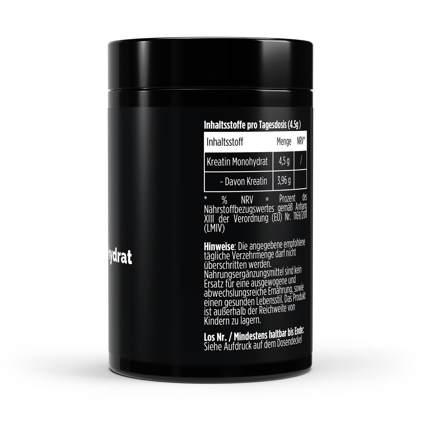Kreatin Monohydrat - Geschmacksneutral - 500g