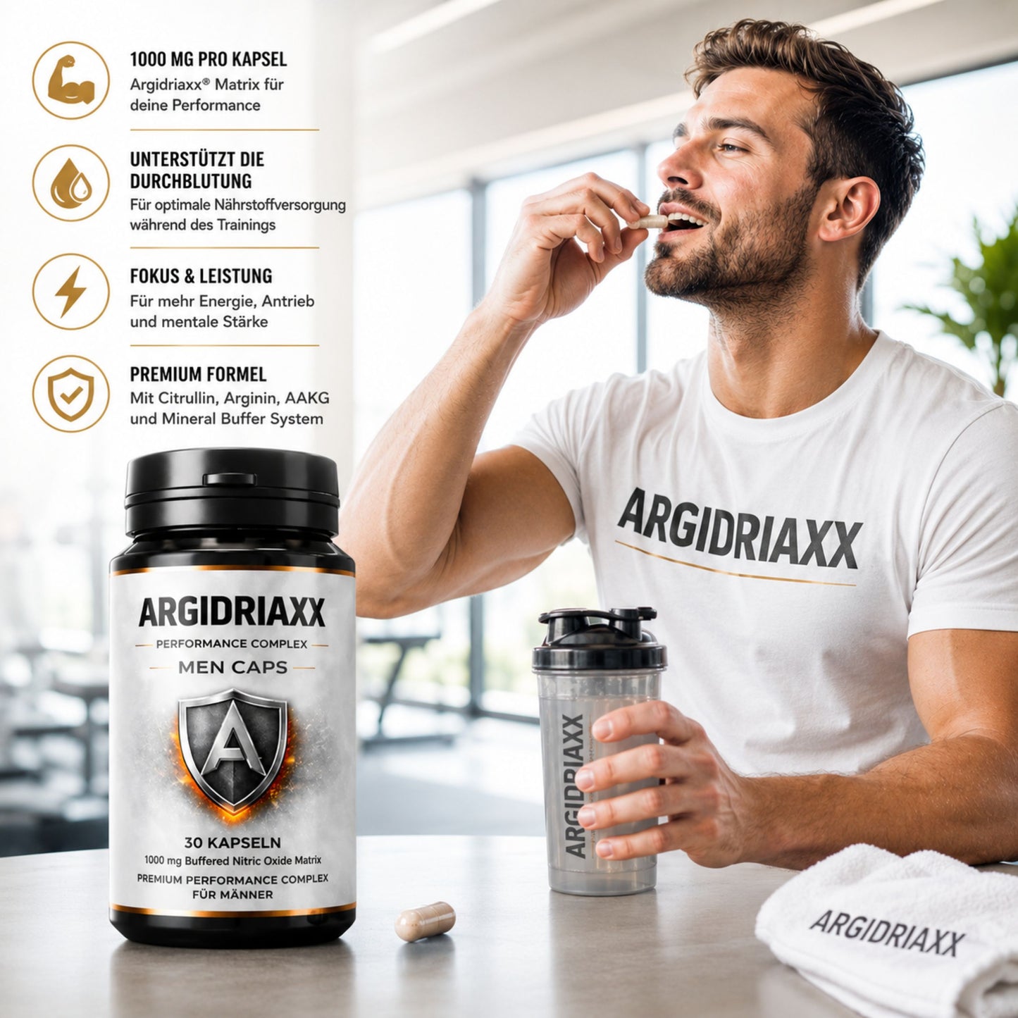 Argidriaxx Men Caps – Daily Men's Performance Formula