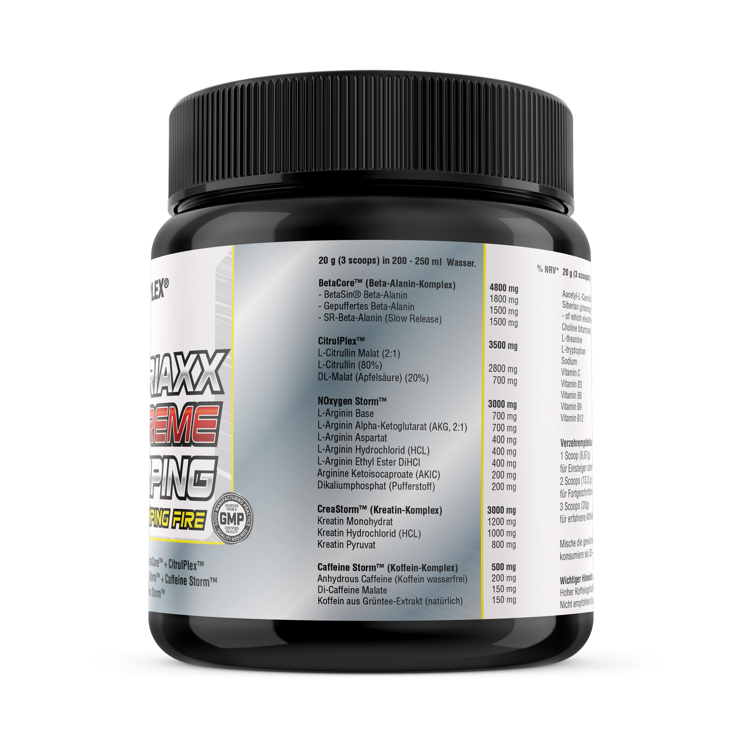 Neu - Spezial-Edition Argidriaxx ™ Pump Pre Workout Booster - 500g