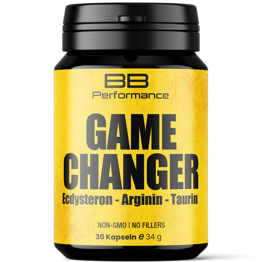 GAME CHANGER – Ecdysteron · Arginin · Taurin